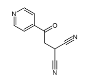 2-(2-OXO-2-(PYRIDIN-4-YL)ETHYL)MALONONITRILE结构式