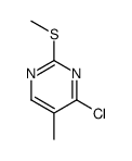 4-氯-5-甲基-2-(甲基硫代)嘧啶结构式