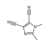 1,2-二甲基-1H-咪唑-4,5-二甲腈结构式