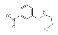 N-(2-hydroxyethyl)-3-nitro-benzenesulfenamide结构式