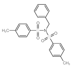 Benzenesulfonamide,4-methyl-N-[(4-methylphenyl)sulfonyl]-N-(phenylmethyl)-结构式