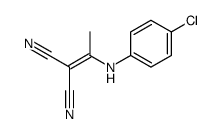 2-[1-(4-chloroanilino)ethylidene]propanedinitrile结构式