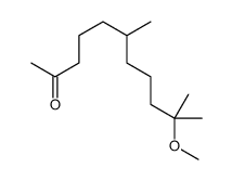10-methoxy-6,10-dimethylundecan-2-one结构式