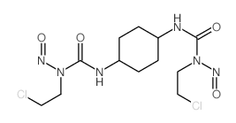 Urea,N,N''-1,4-cyclohexanediylbis[N'-(2-chloroethyl)-N'-nitroso-, cis- (9CI)结构式