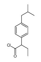 alpha-ethyl-4-(2-methylpropyl)benzeneacetyl chloride结构式