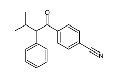 4-(3-methyl-2-phenylbutanoyl)benzonitrile结构式