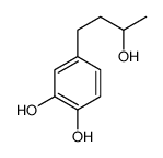 4-(3-hydroxybutyl)benzene-1,2-diol结构式