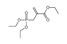 ethyl 2-(diethoxyphosphorylmethyl)prop-2-enoate结构式