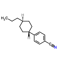 反式-4-(4-丙基环己基)苯腈结构式