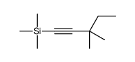 3,3-Dimethyl-1-trimethylsilyl-1-pentyne结构式