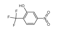 5-Nitro-2-trifluoromethyl-phenol结构式