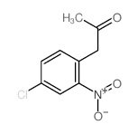 1-(4-chloro-2-nitro-phenyl)propan-2-one结构式