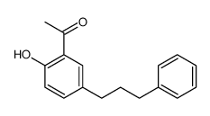 1-[2-hydroxy-5-(3-phenylpropyl)phenyl]ethanone结构式