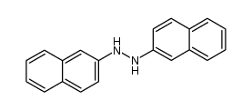 1,2-di(naphthalen-2-yl)hydrazine结构式