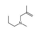 N,2-dimethyl-N-propylprop-2-en-1-amine结构式