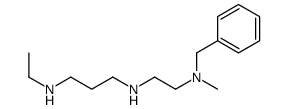 N'-[2-[benzyl(methyl)amino]ethyl]-N-ethylpropane-1,3-diamine结构式