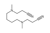 3-[4-[2-cyanoethyl(methyl)amino]butyl-methylamino]propanenitrile结构式