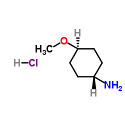 4-Methoxycyclohexanamine hydrochloride (1:1)结构式