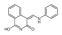 4-(anilinomethylidene)isoquinoline-1,3-dione结构式