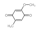 2,5-Cyclohexadiene-1,4-dione,2-methoxy-5-methyl-结构式