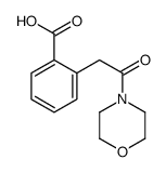 2-(2-morpholin-4-yl-2-oxoethyl)benzoic acid结构式