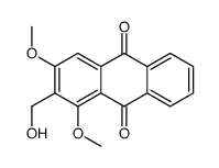 2-(Hydroxymethyl)-1,3-dimethoxyanthraquinone结构式