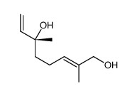 (6R)-2,6-dimethylocta-2,7-diene-1,6-diol结构式