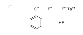 phenol,tetrafluorotantalum结构式