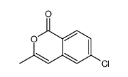 6-chloro-3-methylisochromen-1-one结构式