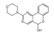 2-morpholin-4-yl-5H-chromeno[4,3-d]pyrimidin-5-ol结构式