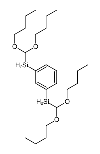 dibutoxymethyl-[3-(dibutoxymethylsilyl)phenyl]silane结构式