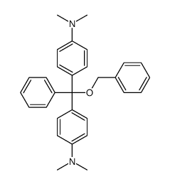 4-[[4-(dimethylamino)phenyl]-phenyl-phenylmethoxymethyl]-N,N-dimethylaniline结构式