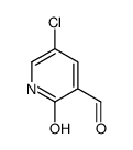 5-chloro-2-oxo-1,2-dihydro-3-pyridinecarbaldehyde结构式