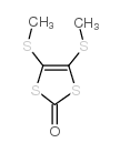 4,5-双(甲硫代)-1,3-二硫杂环戊烯-2-酮结构式