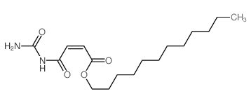 2-Butenoic acid,4-[(aminocarbonyl)amino]-4-oxo-, dodecyl ester, (Z)- (9CI)结构式