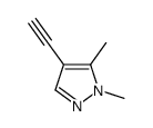 4-ethynyl-1,5-dimethylpyrazole结构式