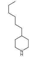 4-hexylpiperidine结构式