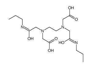 2-[2-[carboxymethyl-[2-oxo-2-(propylamino)ethyl]amino]ethyl-[2-oxo-2-(propylamino)ethyl]amino]acetic acid结构式