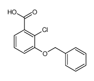 2-chloro-3-phenylmethoxybenzoic acid结构式