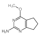 5H-Cyclopentapyrimidin-2-amine,6,7-dihydro-4-methoxy-结构式