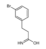Benzenepropanamide, 3-bromo-结构式