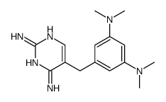 5-[[3,5-bis(dimethylamino)phenyl]methyl]pyrimidine-2,4-diamine结构式