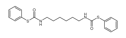 N,N'-hexanediyl bis-(thiocarbamic acid (S-phenyl) ester)结构式