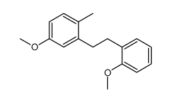 4-methoxy-2-[2-(2-methoxyphenyl)ethyl]-1-methylbenzene结构式