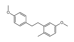 4-methoxy-2-[2-(4-methoxyphenyl)ethyl]-1-methylbenzene结构式