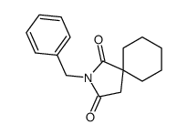2-benzyl-2-azaspiro[4.5]decane-1,3-dione结构式