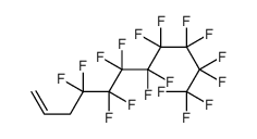 4,4,5,5,6,6,7,7,8,8,9,9,10,10,11,11,11-heptadecafluoroundec-1-ene结构式