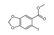 methyl 6-iodo-1,3-benzodioxole-5-carboxylate结构式