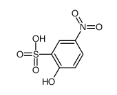 2-hydroxy-5-nitrobenzenesulphonic acid结构式