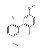 1-bromo-2-(2-bromo-5-methoxyphenyl)-4-methoxybenzene结构式